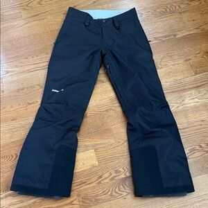 Patagonia Powder Town Snow Pants Womens Small Black H2No Waterproof Insulated